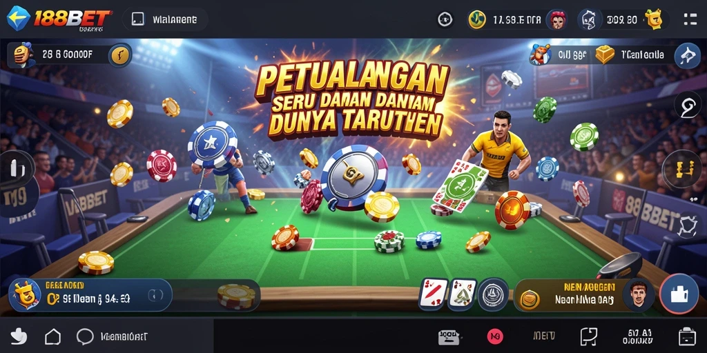 Tampilan gameplay petualangan yang memukau di 188BET.