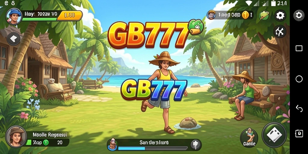 Tampilan gameplay dari GB777 yang seru dan penuh warna.