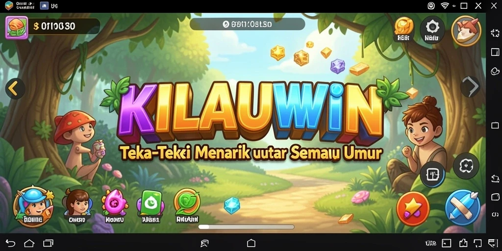 Tampilan game KILAUWIN yang menarik dan penuh warna.