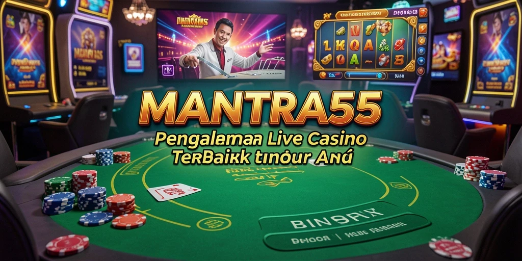 Screenshot gameplay Live Casino MANTRA55 yang menarik dan realistis.